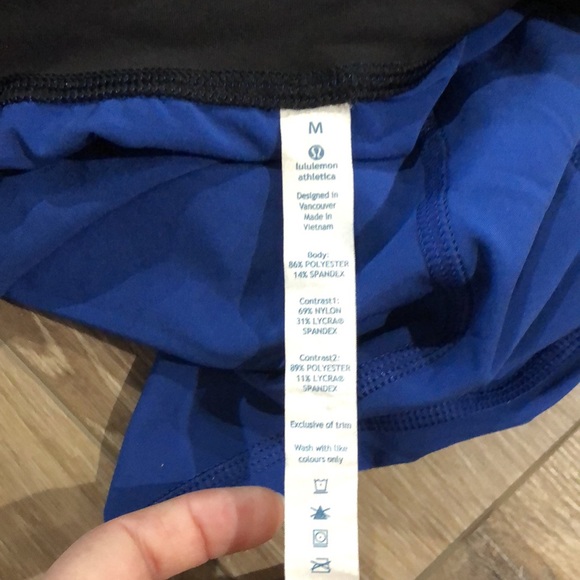 Like new! - LULULEMON Athletic Run Shorts - Blazer Blue - Picture 2 of 7